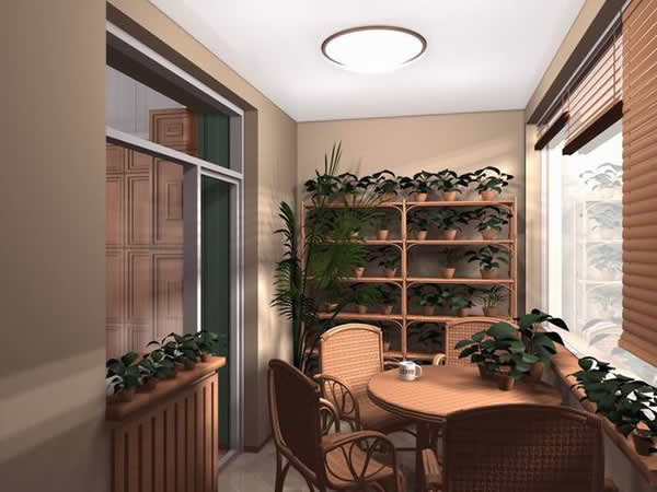 Отделка лоджии внутренняя