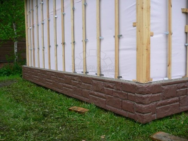 Отделочные работы цоколя