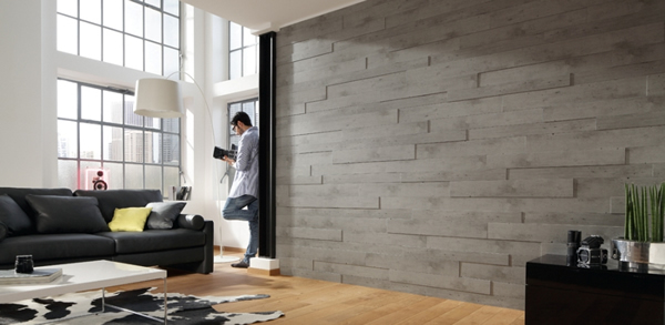 Панели МДФ, имитирующие бетон