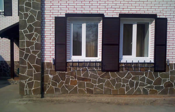 Фото отделки цоколя