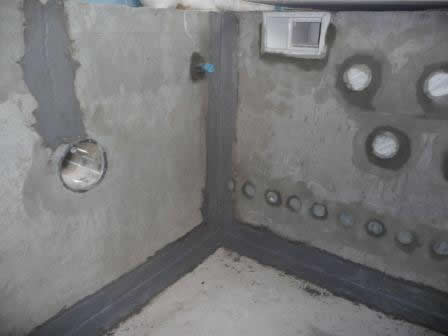 Подготовка чаши бассейна к облицовке