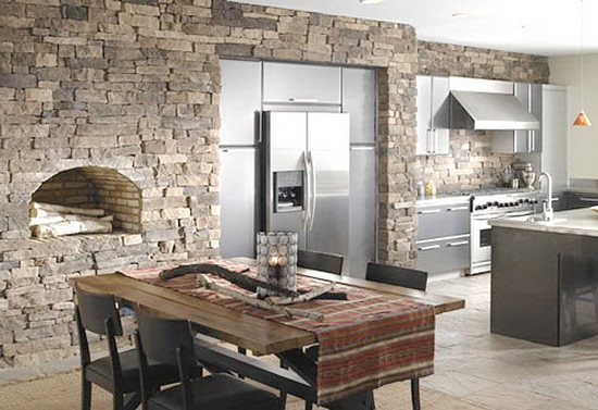 Применение камня в интерьере