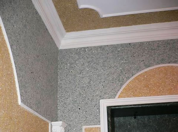 Применение жидких обоев для отделки помещения