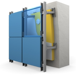 Схема устройства вентфасадов