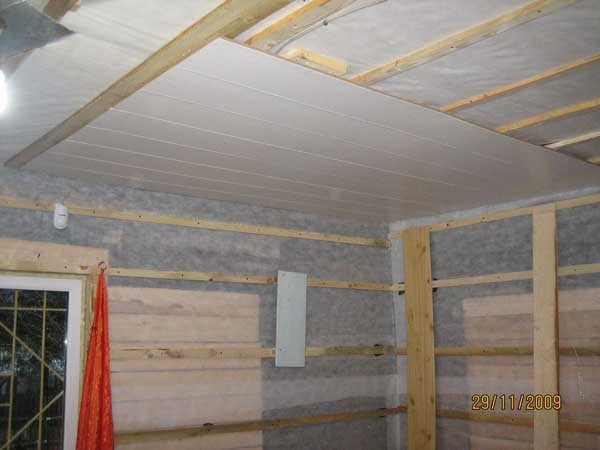 Соединение делаем только на каркасе