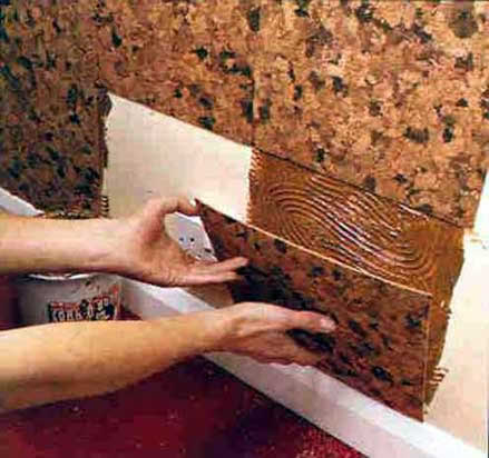 Специальный клей для пробковой плитки