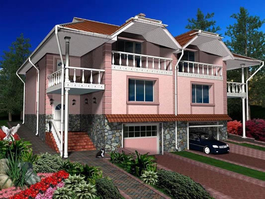 Так выглядит небольшой таунхаус