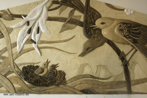 Тип рисунка «сграффито»