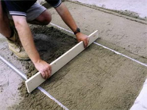 Укладка тротуарной плитки на бетонное основание своими руками