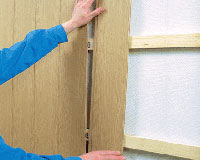 Установка панелей МДФ