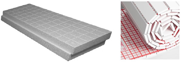 Плитный и рулонный пенополистирол