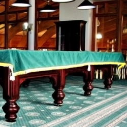 В отделке применили сочетание лиственницы и дуба