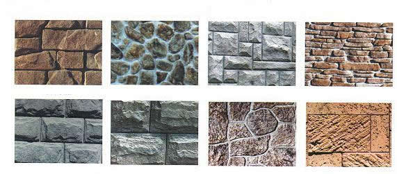 Декоративный камень из цветного бетона