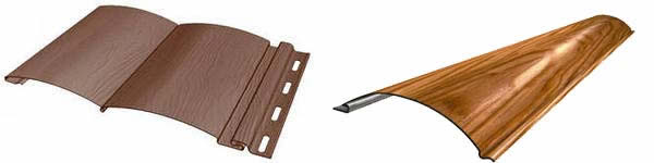 Варианты металлического блок-хауса