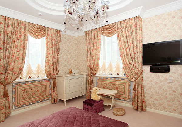 Варианты отделки батарей: закрыть батареи отопления тканью