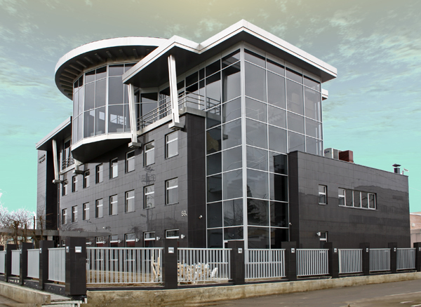 Вентилируемый фасад с облицовкой керамогранитом