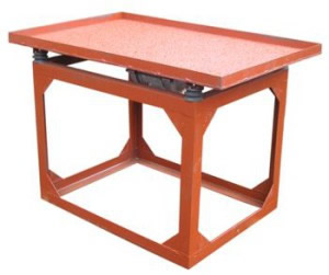 Вибростол для производства тротуарной плитки