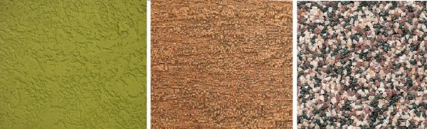 Виды терразитовых штукатурок