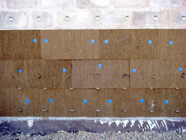 Крепление теплоизоляции