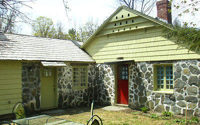 Внешняя отделка фасада натуральным камнем