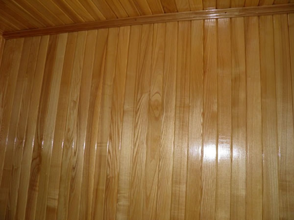 Отделка вагонкой из ясеня