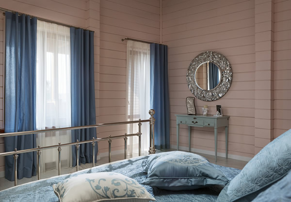 Внутренняя отделка деревянного дачного дома: вариант дизайна