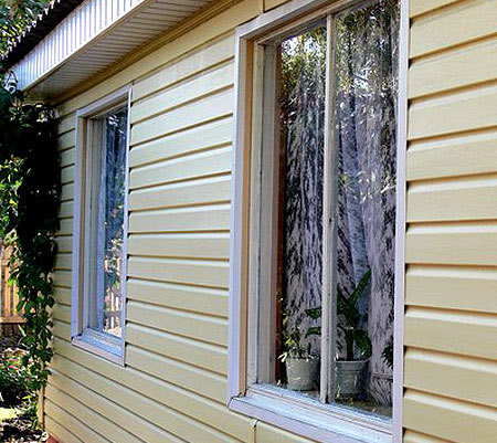 Наружная отделка сайдингом