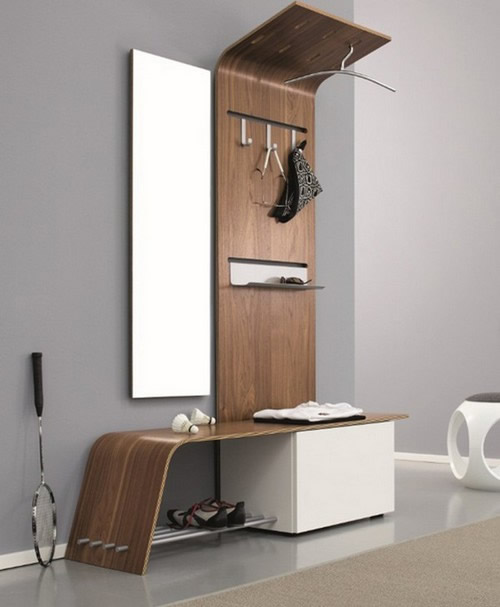 Встроенное настенное зеркало