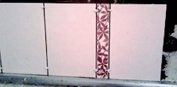 Зазор регулируем при помощи крестиков