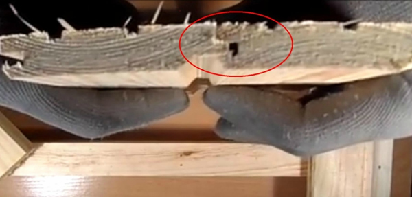 Зазор в правильно изготовленном материале